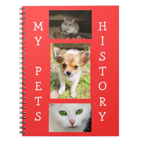 My Pets History Record Book