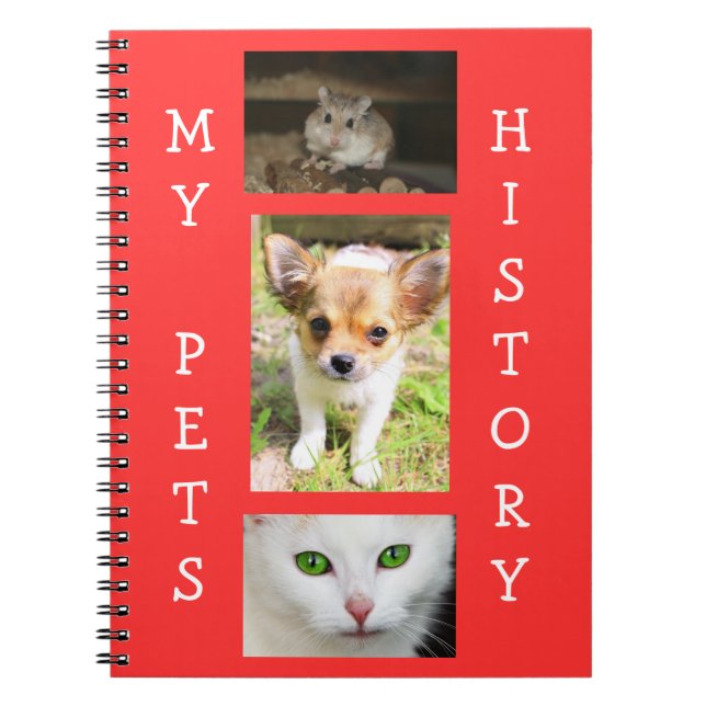 My Pets History Record Book (Front)