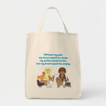 My Pets Tote Bag by ChickinBoots at Zazzle