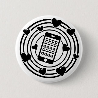 My Phone is the Centre of My Universe! Pinback Button