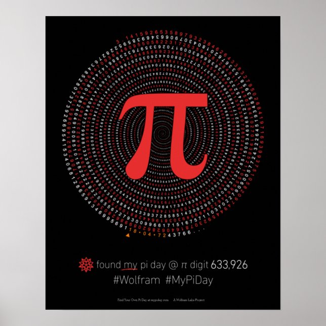 My Pi Day Poster (Front)
