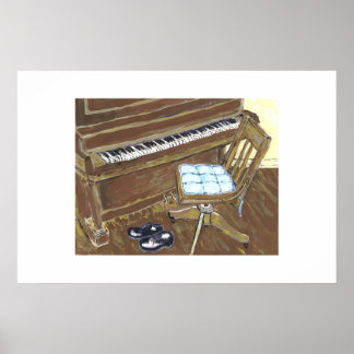 My Piano and Chair Poster
