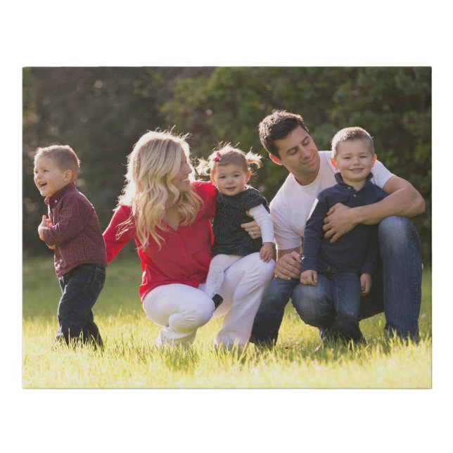 My Picture on Affordable FAUX CANVAS - upload pic! (Front)