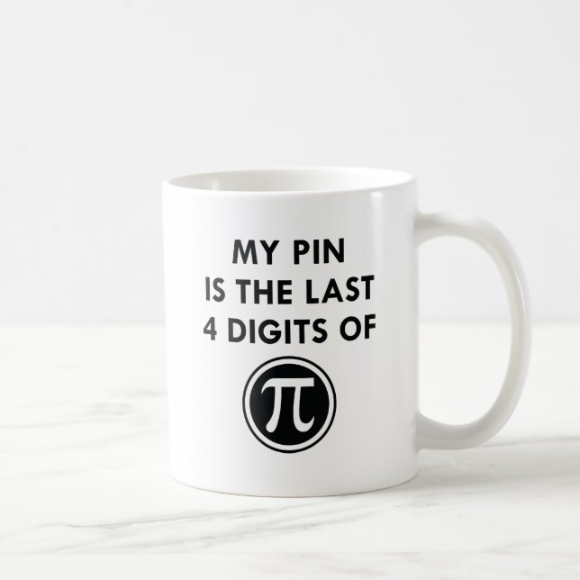 My Pin Pi Coffee Mug (Right)