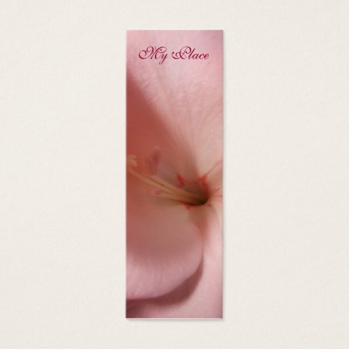 My Place Gladiola Book Mark Business Cards