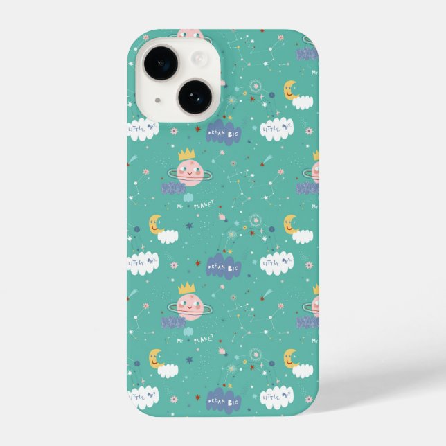 My Planet Dream Big Little One Pattern iPhone Case (Back)
