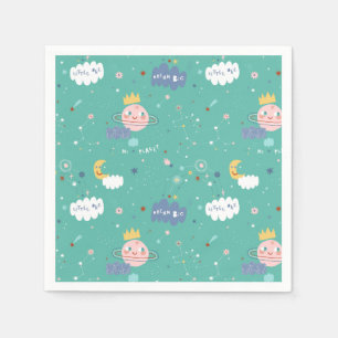 My Planet Dream Big Little One Pattern Napkins