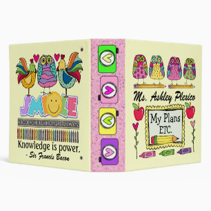 My Plans - My Stuff - SRF 3 Ring Binder