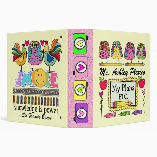 My Plans - My Stuff - SRF 3 Ring Binder (Background)