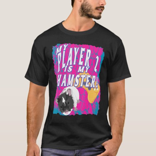 My Player 2 Is My Hamster Video Game Players Cute  T_Shirt