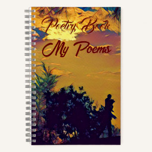 My Poems Warm Sunrise Watercolor Scenery Poetry Notebook