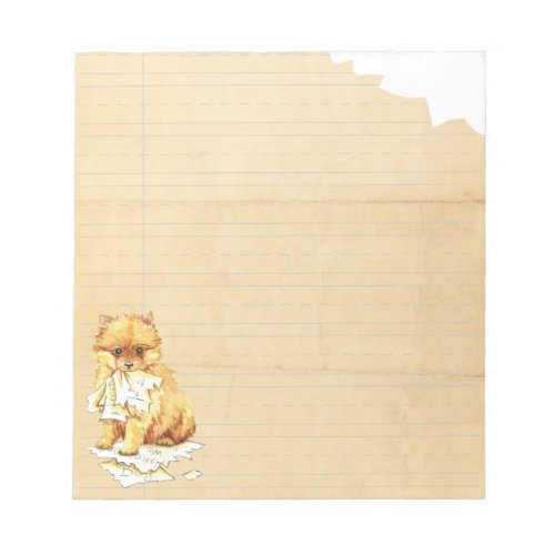 My Pomeranian Ate My Homework Notepad