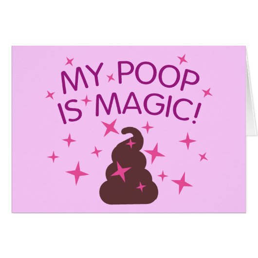 My Poop Is Magic Cards (Front Horizontal)