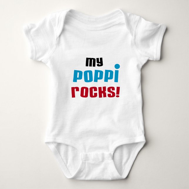 My Poppi Rocks T-shirts and Gifts (Front)
