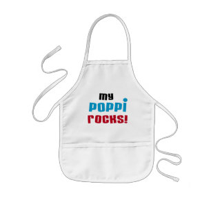 My Poppi Rocks T-shirts and Gifts Kids' Apron