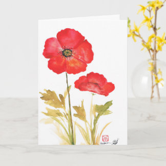 My Poppies Card