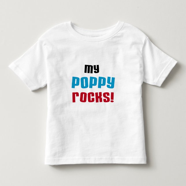 My Poppy Rocks T-shirts and Gifts (Front)