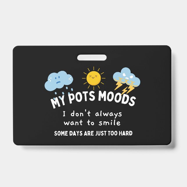 MY POTS MOODS  BADGE (Front)