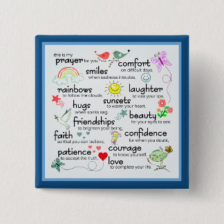 My Prayer For You Blessings Button