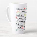 My Prayer For You Blessings Latte Mug at Zazzle