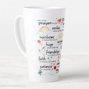 My Prayer For You Blessings Latte Mug