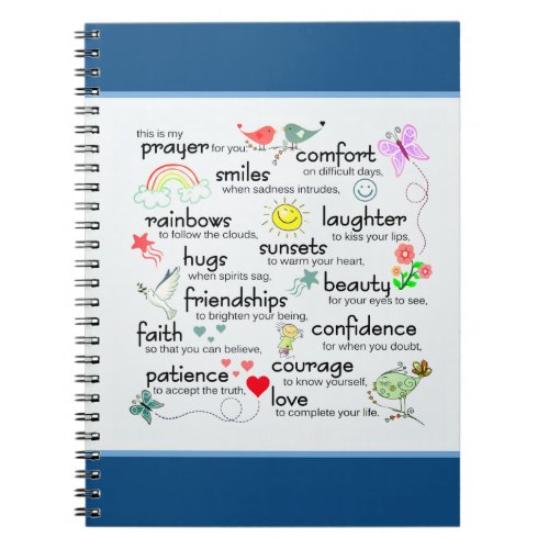 My Prayer For You Blessings Notebook