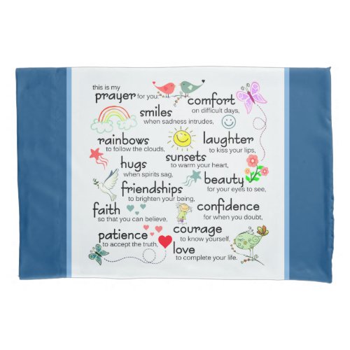 My Prayer For You Blessings Pillow Case