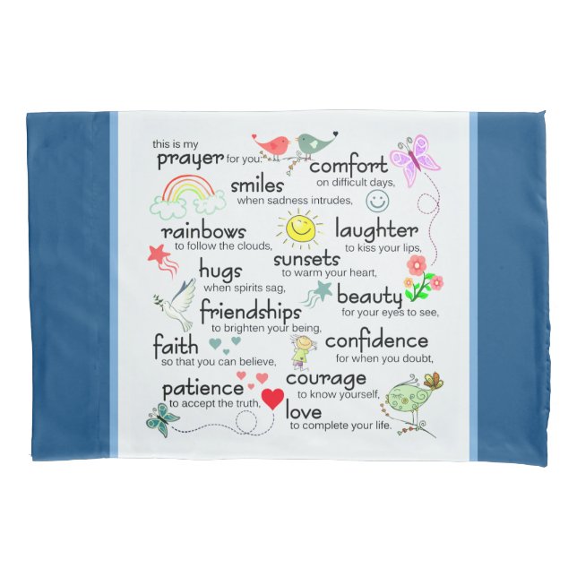 My Prayer For You Blessings Pillow Case (Front)