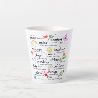 My Prayer For You Blessings Small Latte Mug
