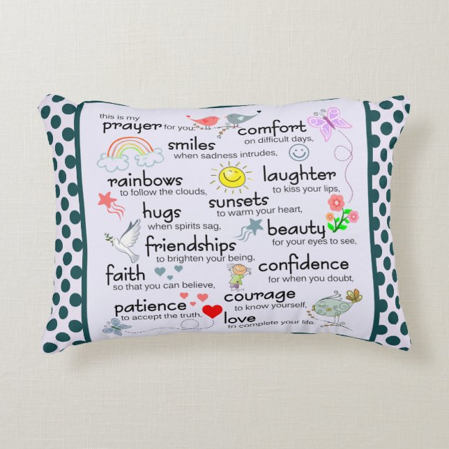 My Prayer For You Decorative Pillow (Front)