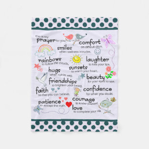My Prayer For You Fleece Blanket