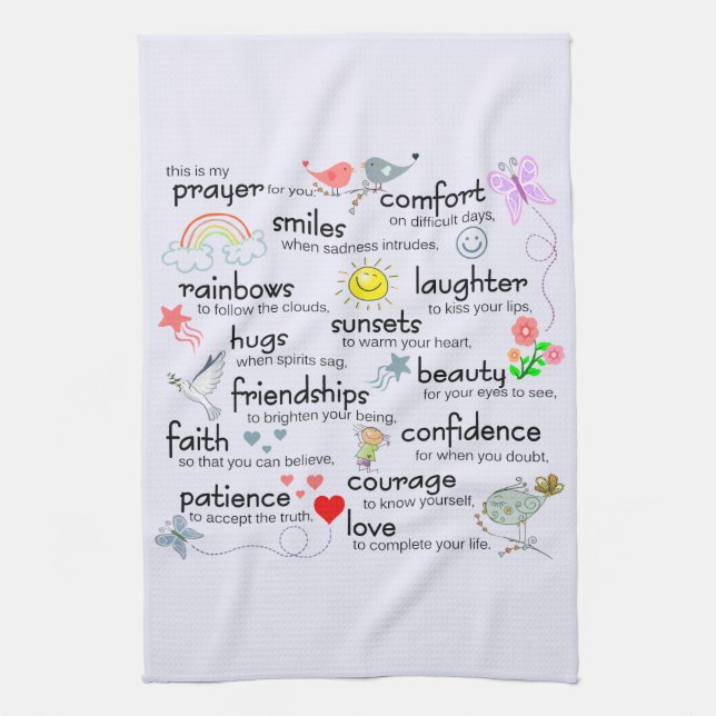 My Prayer For You Kitchen Towel (Vertical)