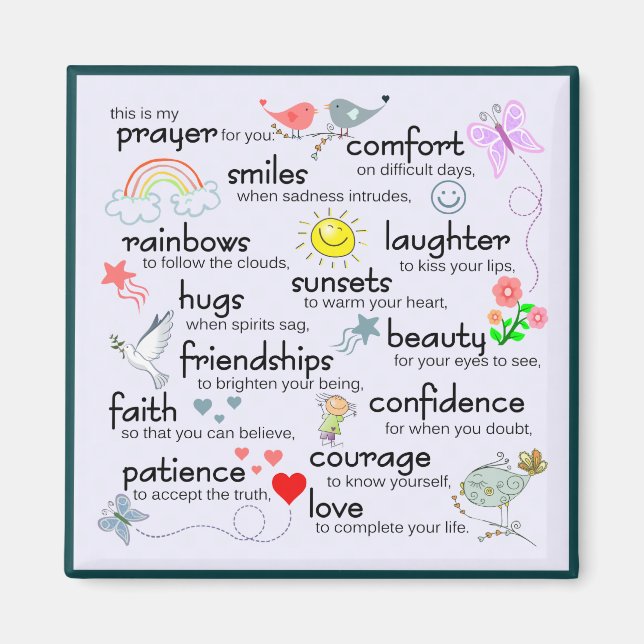 My Prayer For You Magnet (Front)