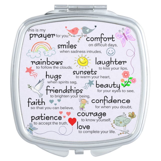 My Prayer For You Makeup Mirror (Front)