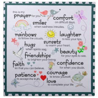 My Prayer For You Napkin