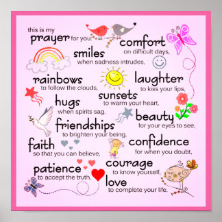My Prayer For You | Pink Poster