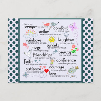 My Prayer For You Postcard
