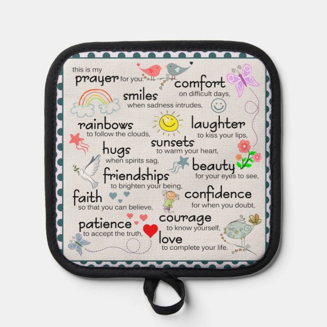 My Prayer For You Pot Holder (Front)