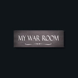 My Prayer War Room Sign<br><div class="desc">My Prayer War Room Sign canvas prints in black and white. Black vintage chalkboard background with white typography reads,  my war room. See more at our store,  Christian Quotes Shop. Link below:</div>