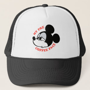 My Pre Coffee Face Mickey Mouse Trucker Hat