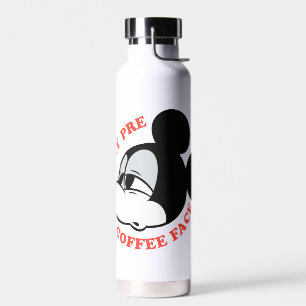 My Pre Coffee Face Mickey Mouse Water Bottle