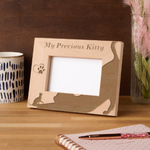 My Precious Kitty Engraved Frames