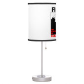 My President is bulletproof Trump Table Lamp (Left)