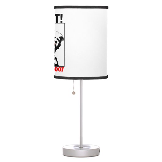 My President is bulletproof Trump Table Lamp (Right)