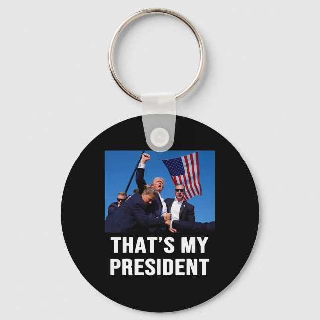 My President Trump 2024  Keychain (Front)