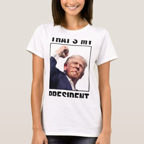 My President Vote For Trump President 2024  T_Shirt