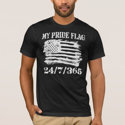 My Pride The American Flag 247365   T_Shirt