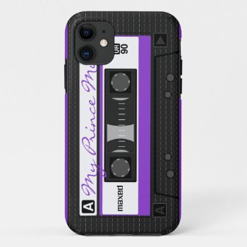 "my Prince Mix" Mix-tape Iphone 5 Case by DrawnYesterday at Zazzle