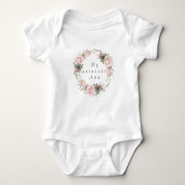 My princess Ava Baby Bodysuit (Front)