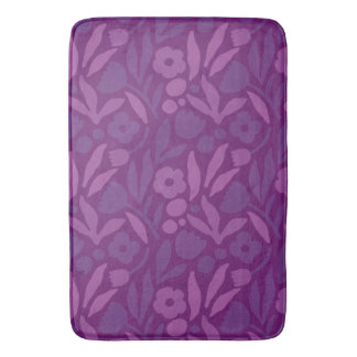 My Princess Loves Purple Happy Huge Flowers Bath Mat